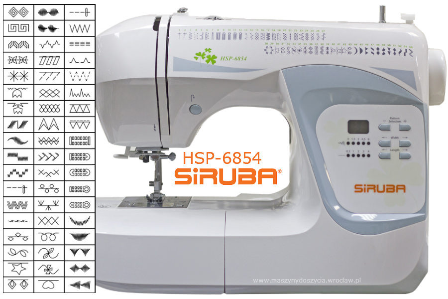 Siruba HSP-6854 - maszyna-komputerowa