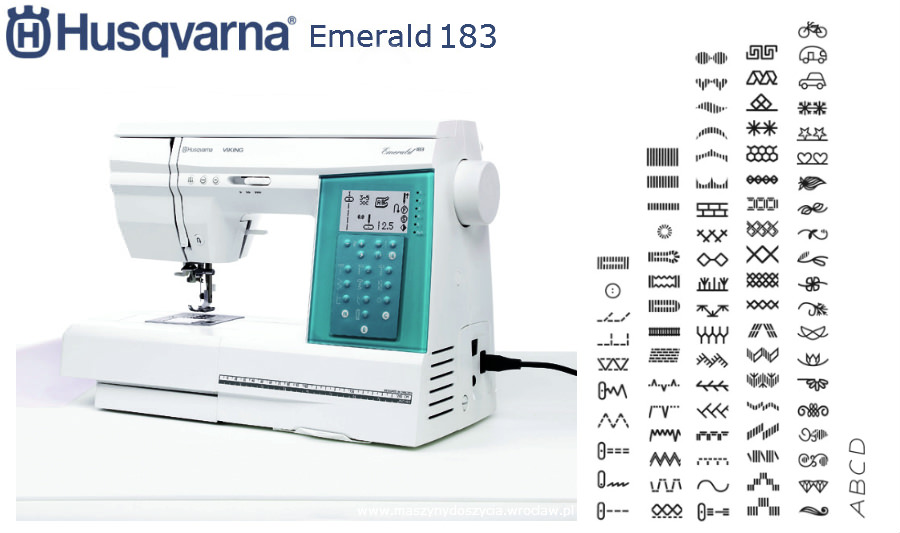 Husqvarna Emerald 183 - maszyna-komputerowa